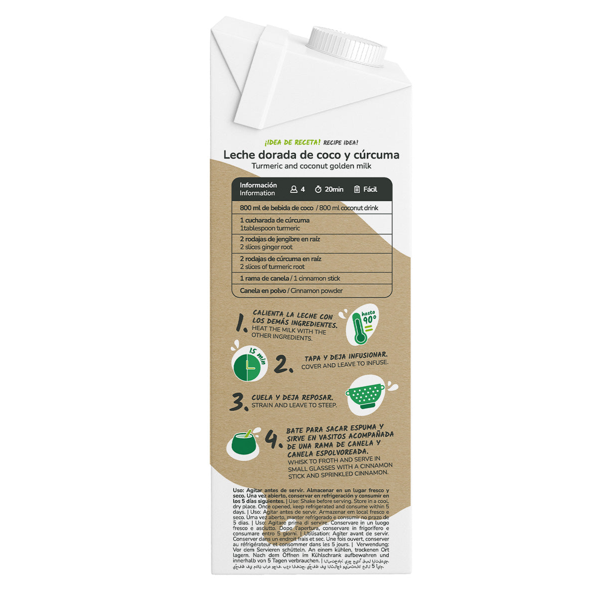 Bebida de Coco Eco Planeta Huerto 1L