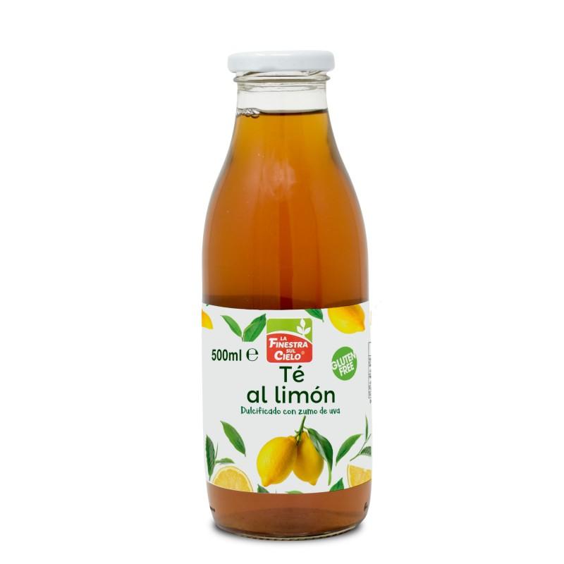 Thé au citron en bouteille en verre bio La Finestra Sul Cielo 500 ml