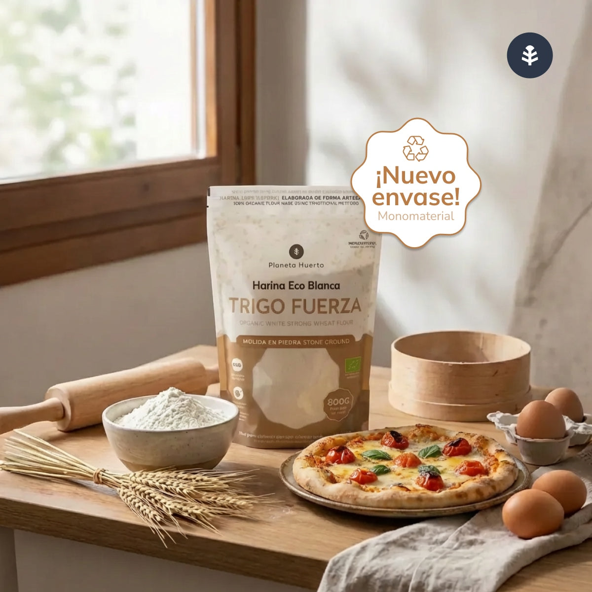 Farina di grano biologico Eco Planeta Huerto 800 g