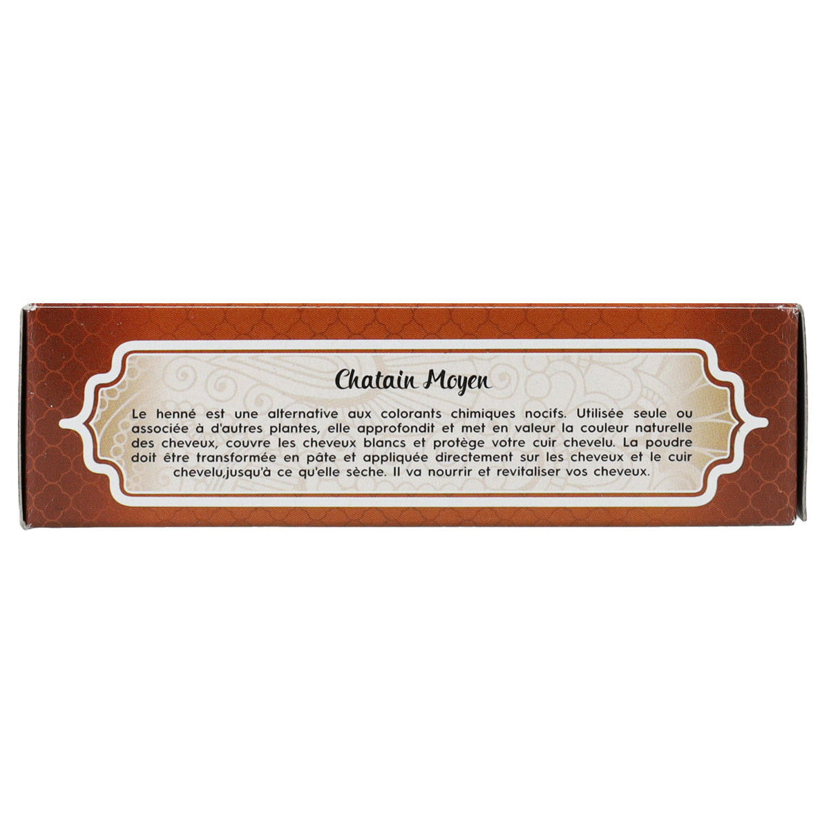 Hennfärg i pulverform, mellanbrun, Radhe Shyam 100 g