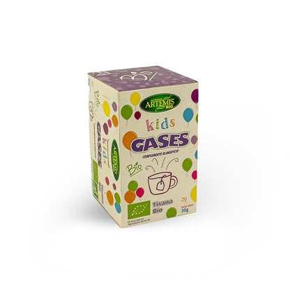 Artemis Bio Kids Gases Organic Herbal Tea, 20 tea bags
