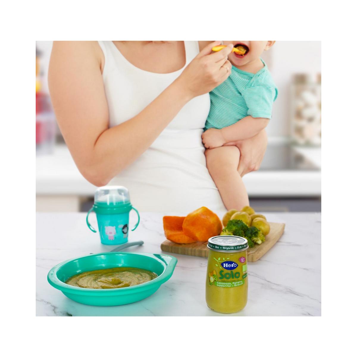 3-pack burkar med ekologisk pumpa, potatis, ärtor och broccoli 190 g-Hero Solo