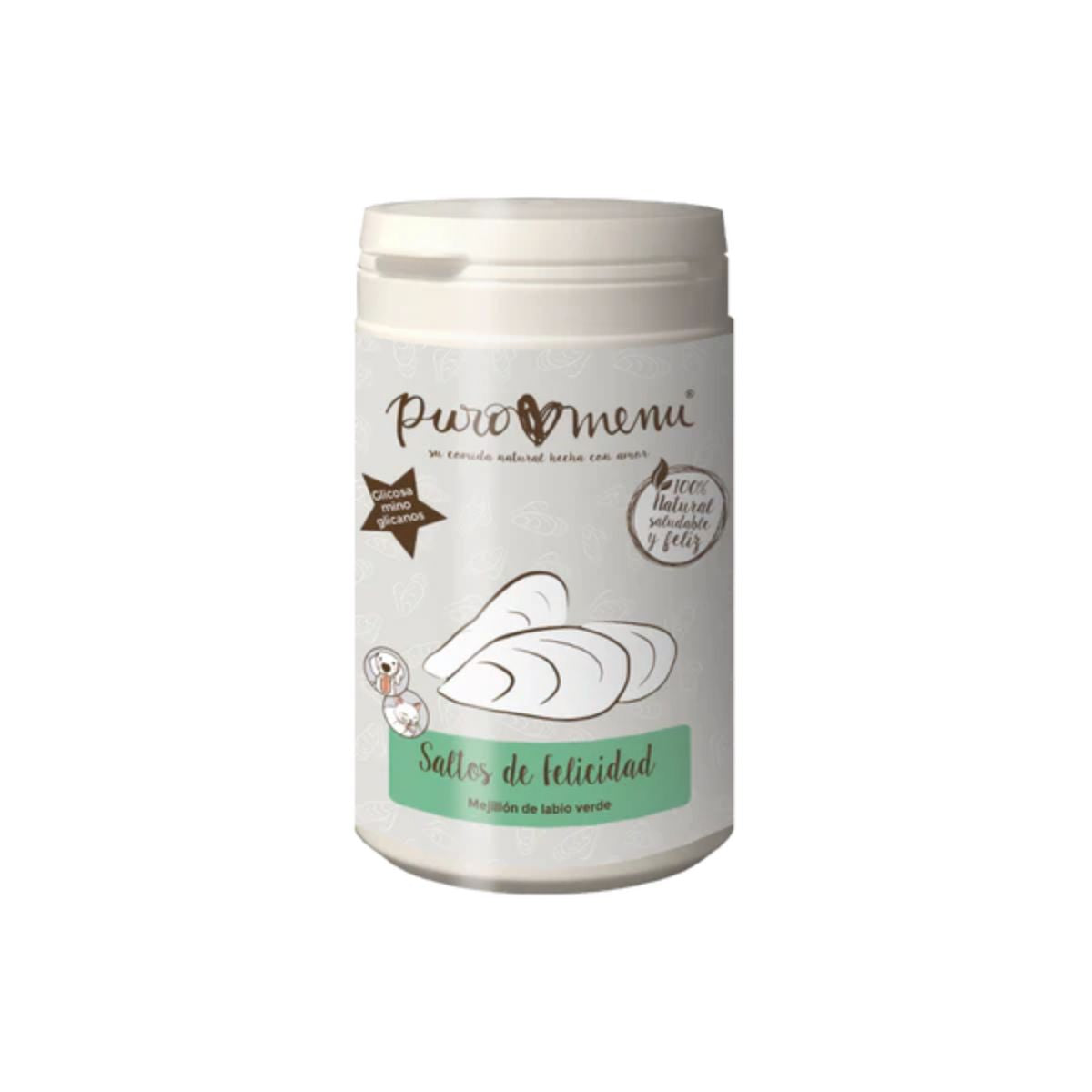 Saltos de Felicidad Grünlippmuschel für Hunde und Katzen 150 g