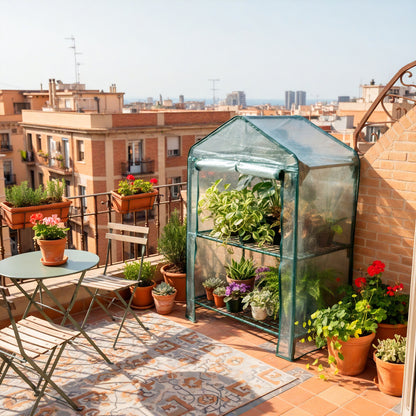 Serre de balcon 2 étagères Biotop