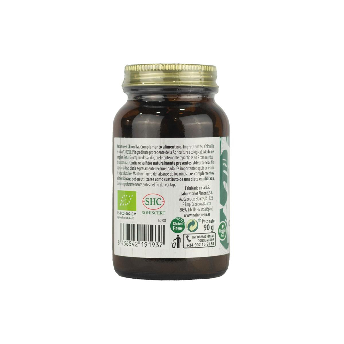 Chlorella Vita Superlife Naturgreen 180 tabletek, 90 g