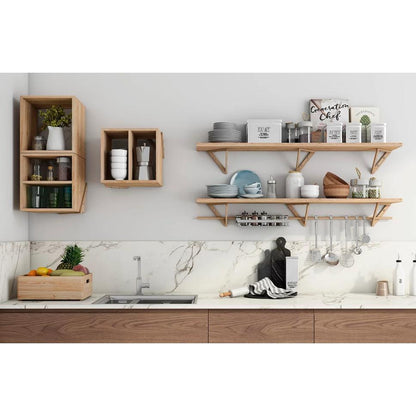 Wandregal Triangle 90 x 25 cm