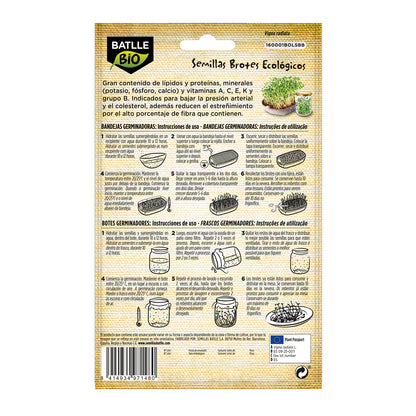 Graines de soja vert bio pour germes Batlle