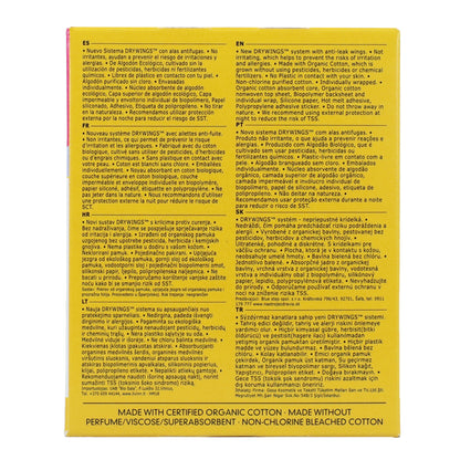 Ultra-binda med vingar, 100 % bomull, Masmi, 10 st