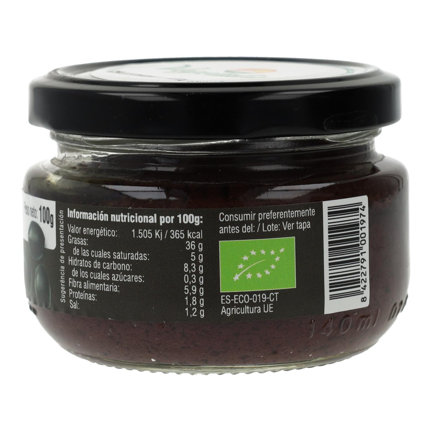 Vegetalia Organic Black Olive Pâté 100 g