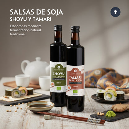 Salsa de soja Tamari ECO Planeta Huerto 750 ml