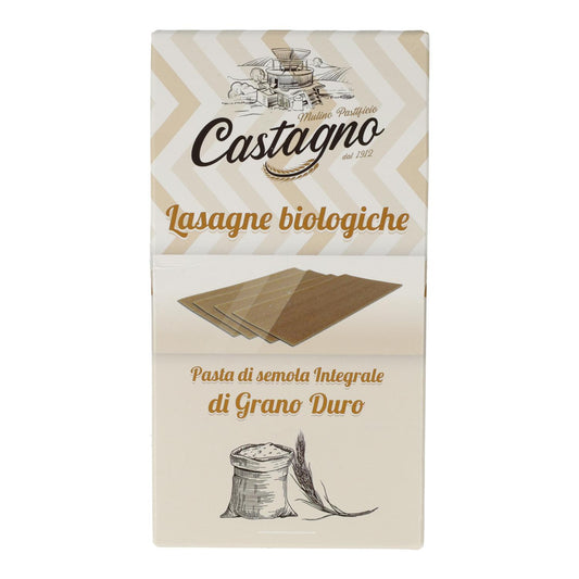 Feuilles pour lasagnes au blé complet ECO Castagno 500  g
