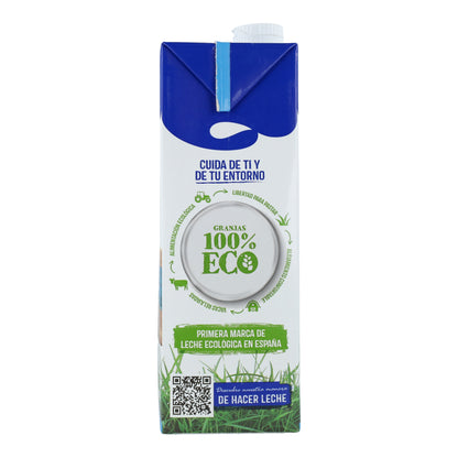 Pack of 6 Puleva Organic Whole Milk, 1 L