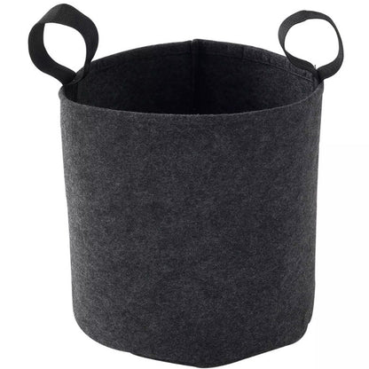 Bag4Plant Pflanztasche aus grauem Geotextilfilz ø15 cm 2,7 l