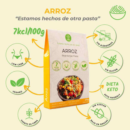 Konjac rice, The Konjac Shop, 270 g