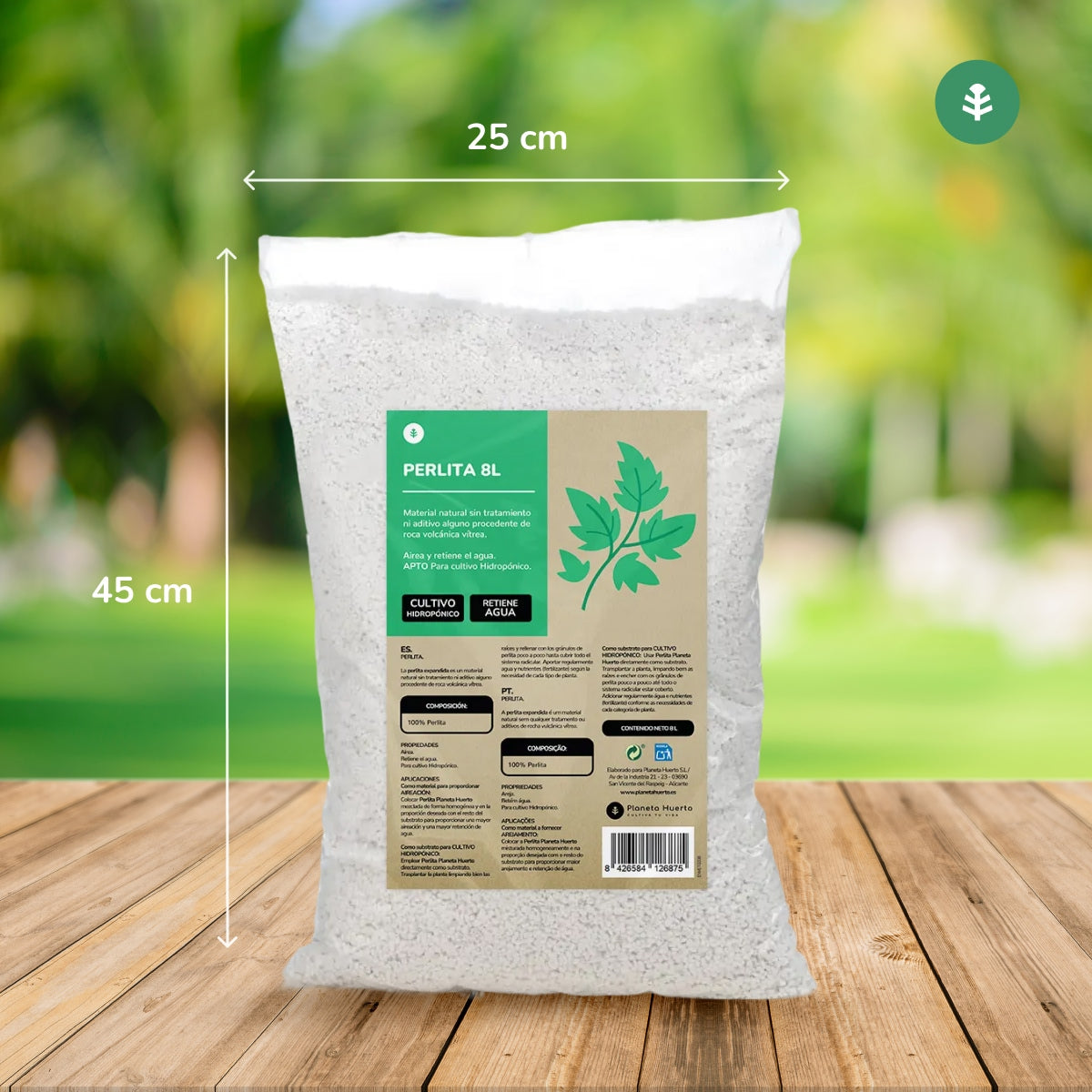 Perliet Planeta Huerto 8 liter