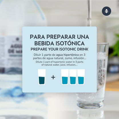 Hypertoniskt havsvatten, flaska, Planeta Huerto, 5 l