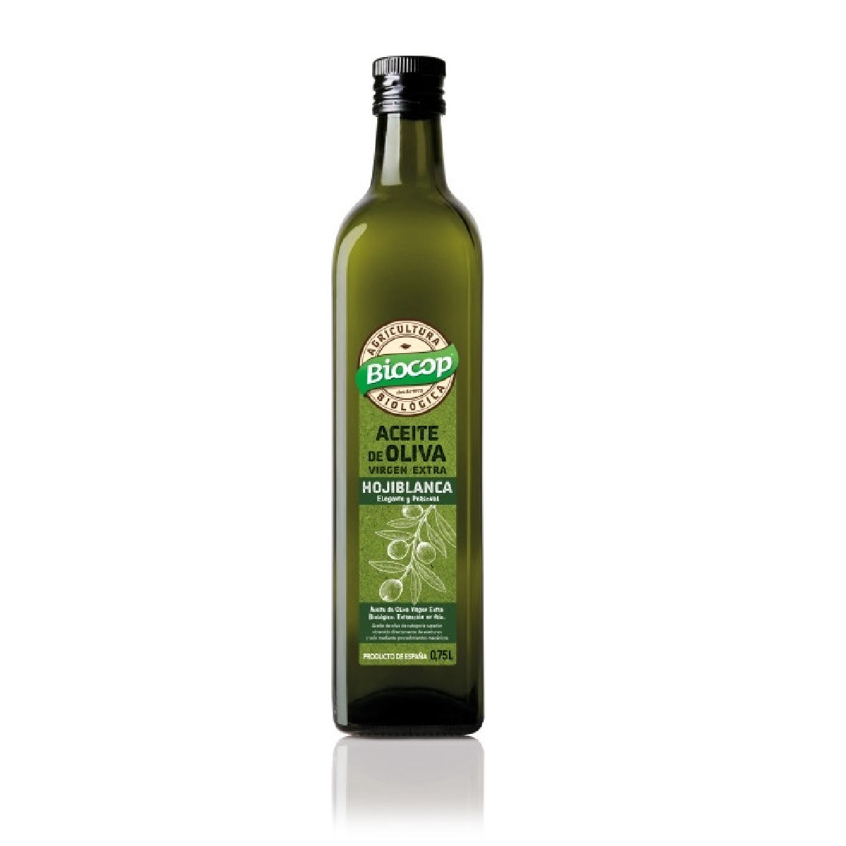 Extra jungfruolja Hojiblanca Biocop 75 cl