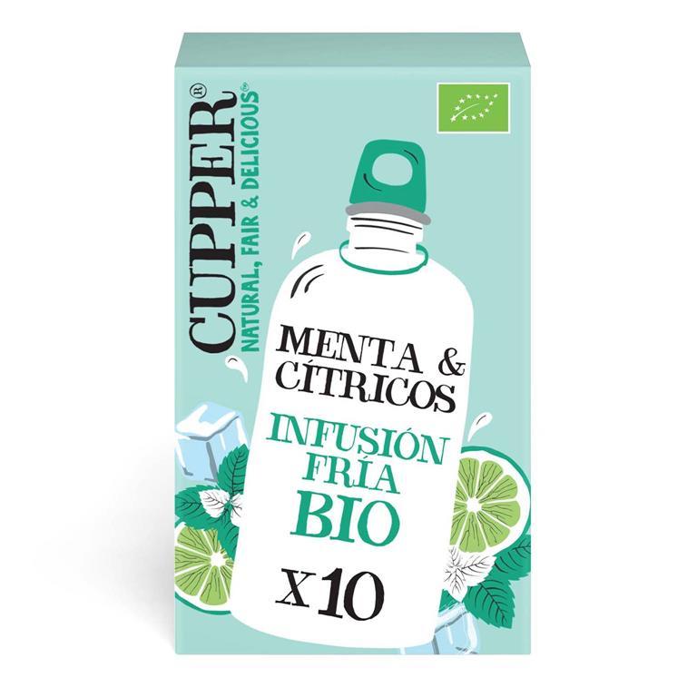 Koude infusie van munt en citrusvruchten Bio Cupper 10 zakjes