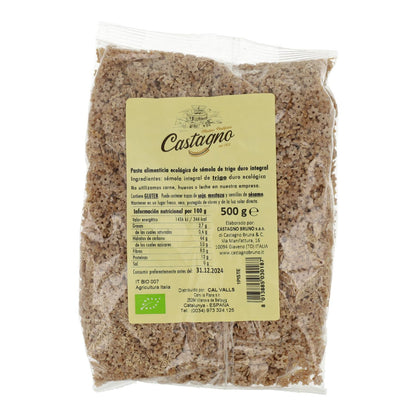 Petites étoiles de blé complet ECO Castagno 500 g