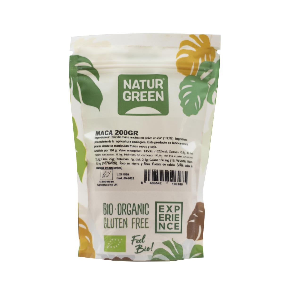 Maca BIO Naturgreen 200 gr