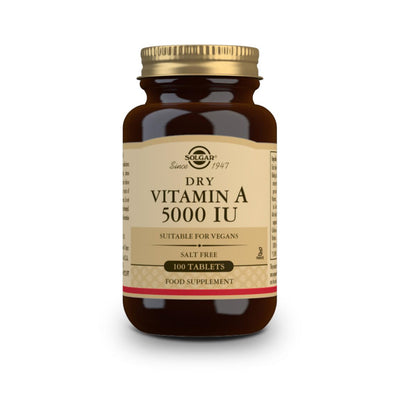 Vitamine A droog 5000 IE palmitate, 100 tabletten (5000 IE)