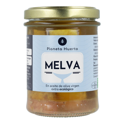 Pakket 12x Melva in extra vierge olijfolie ECO Planeta Huerto 190 g