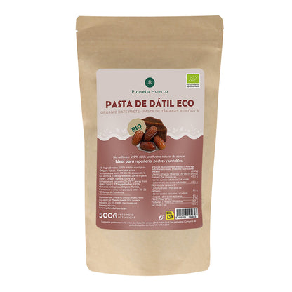 Pasta z daktyli 100% naturalna Planeta Huerto 500 g