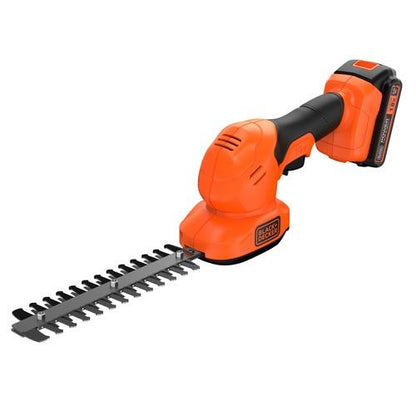 Kit Tijera cortacésped + arreglasetos con una batería 18V 2Ah Litio Black+Decker BCSS18D1-QW