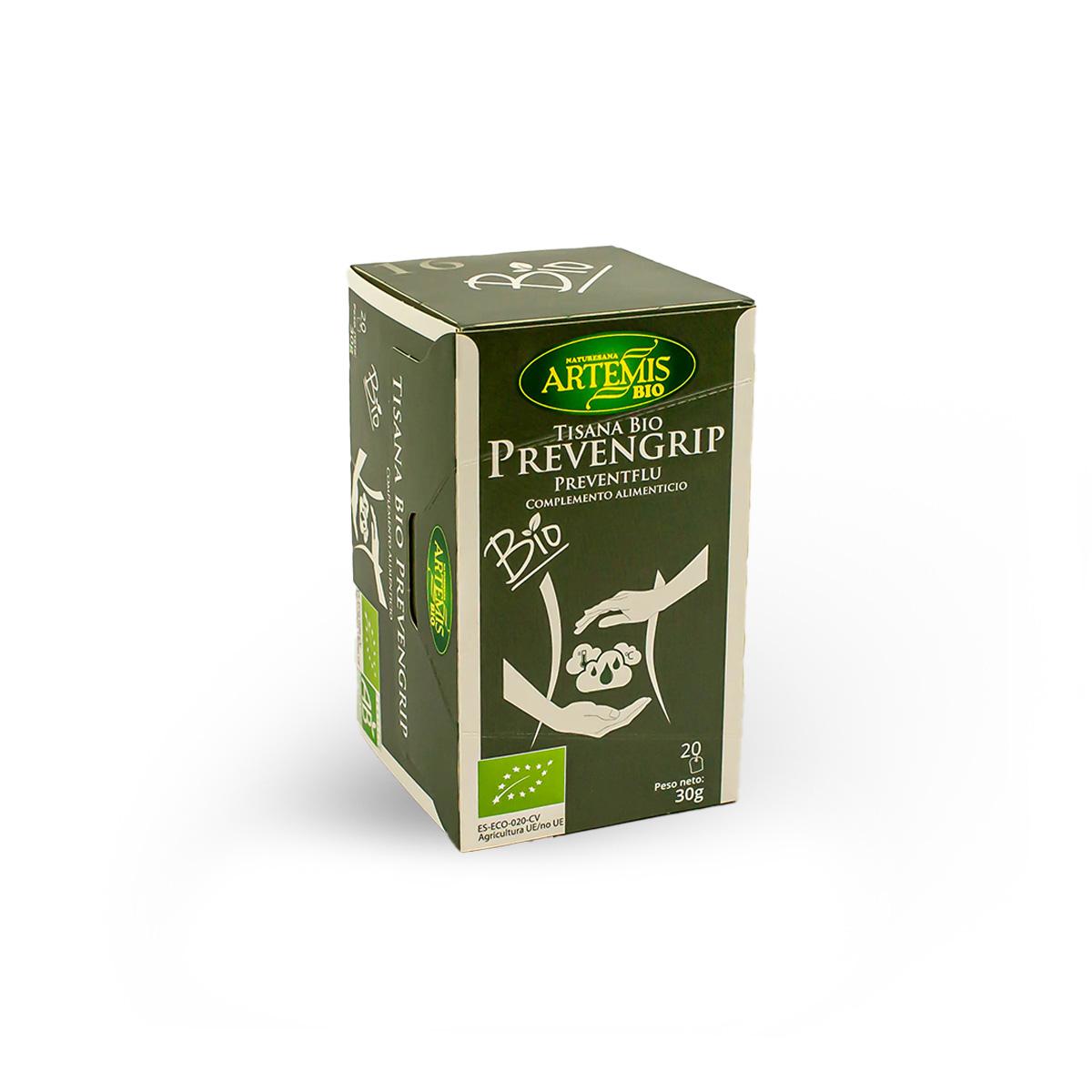 Prevengrip T Herbal Tea Artemis 20 filters.