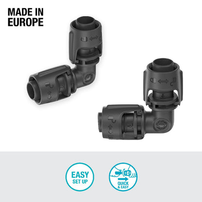 13 mm elbow L-joint (1/2") x5 Gardena Microdripsystem