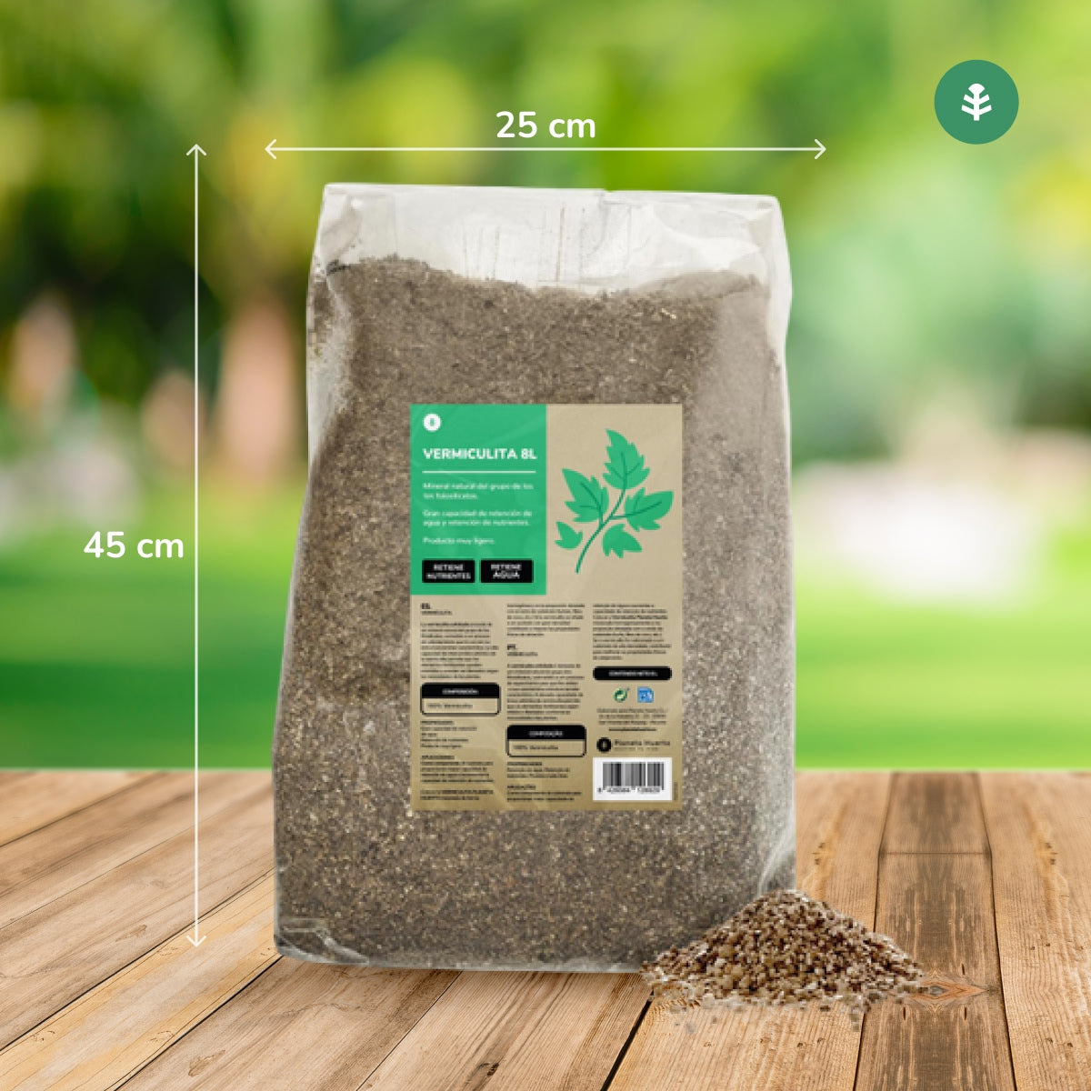 Confezione 3xPlanet Vermiculite da orto 8 litri