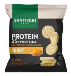 Mini-proteïne-curry-pannenkoekjes SANTIVERI 50 g