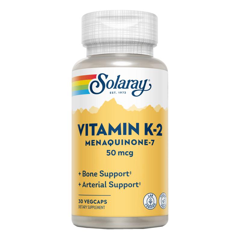 Witamina K2 Menaquinone 7 Solaray, 30 kapsułek