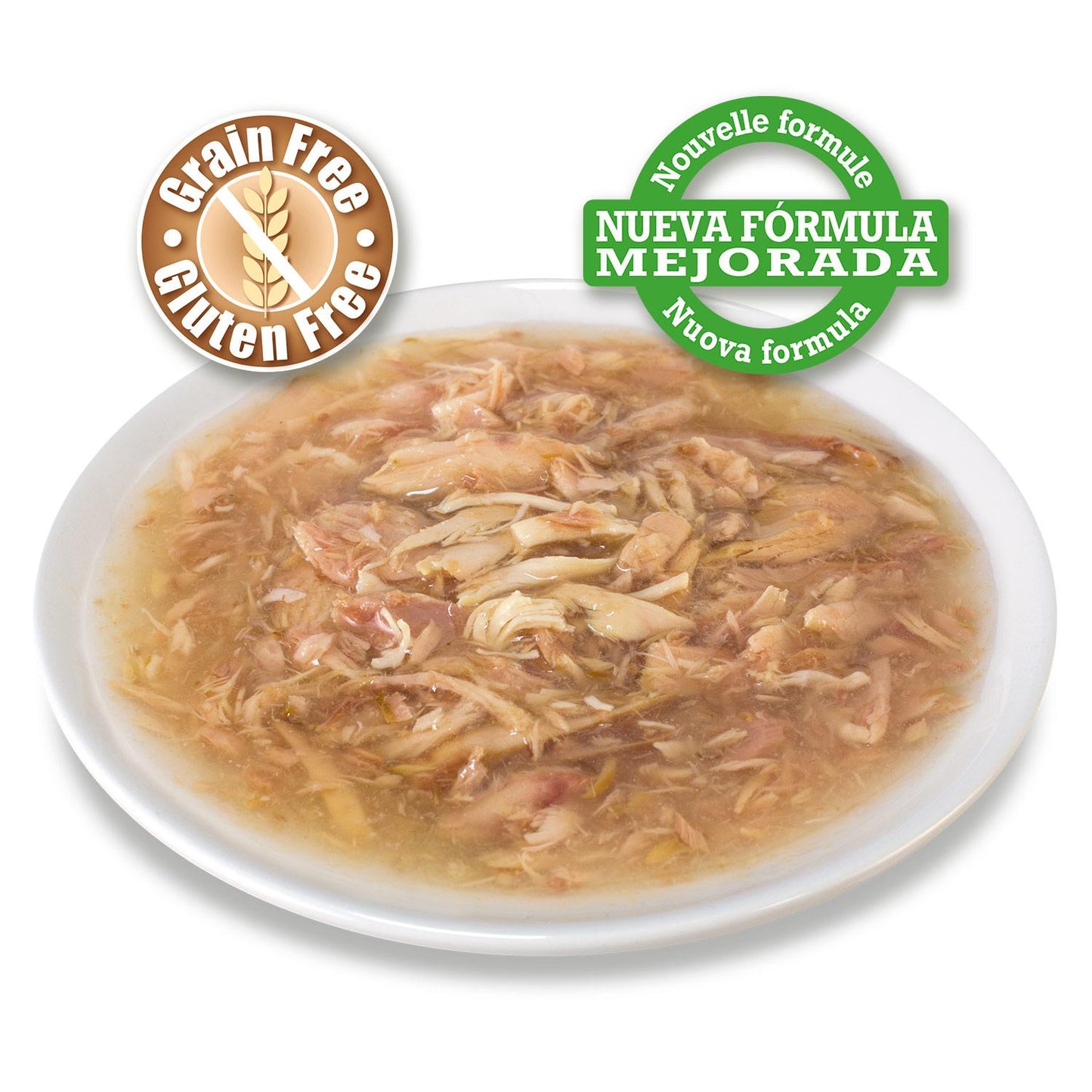 Witte tonijn en kip in saus Arquivet 80 g Natvoer voor katten
