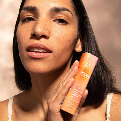 Oceanly - Crème visage avec protection solaire PHYTO-SUN - Avec couleur et brillance - SPF 30, Attitude, 30 g