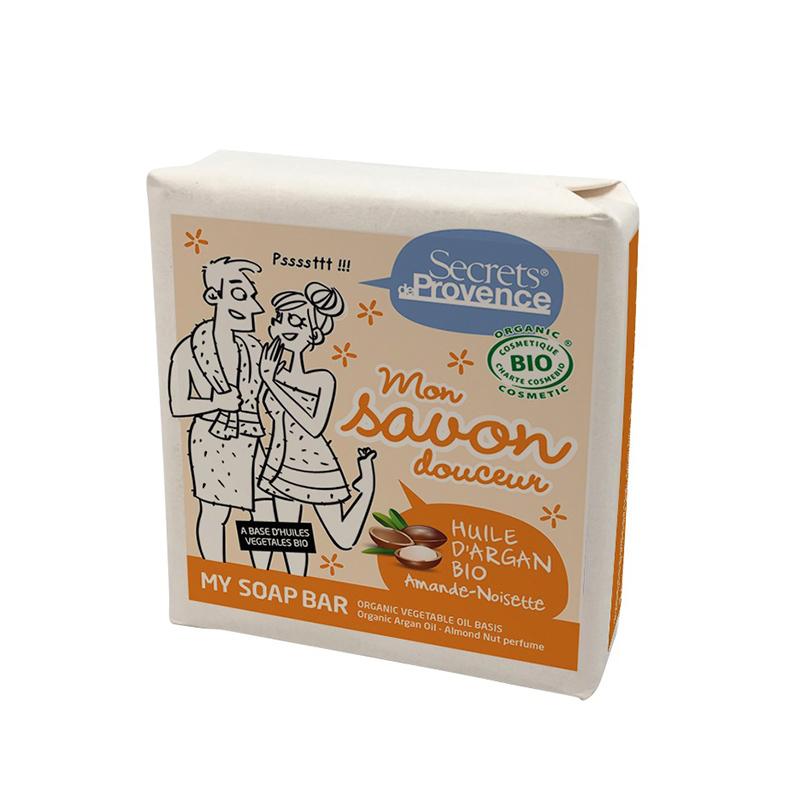 Secret de Provence Argan Oil Soap Bar with Nut Aroma, 100 g