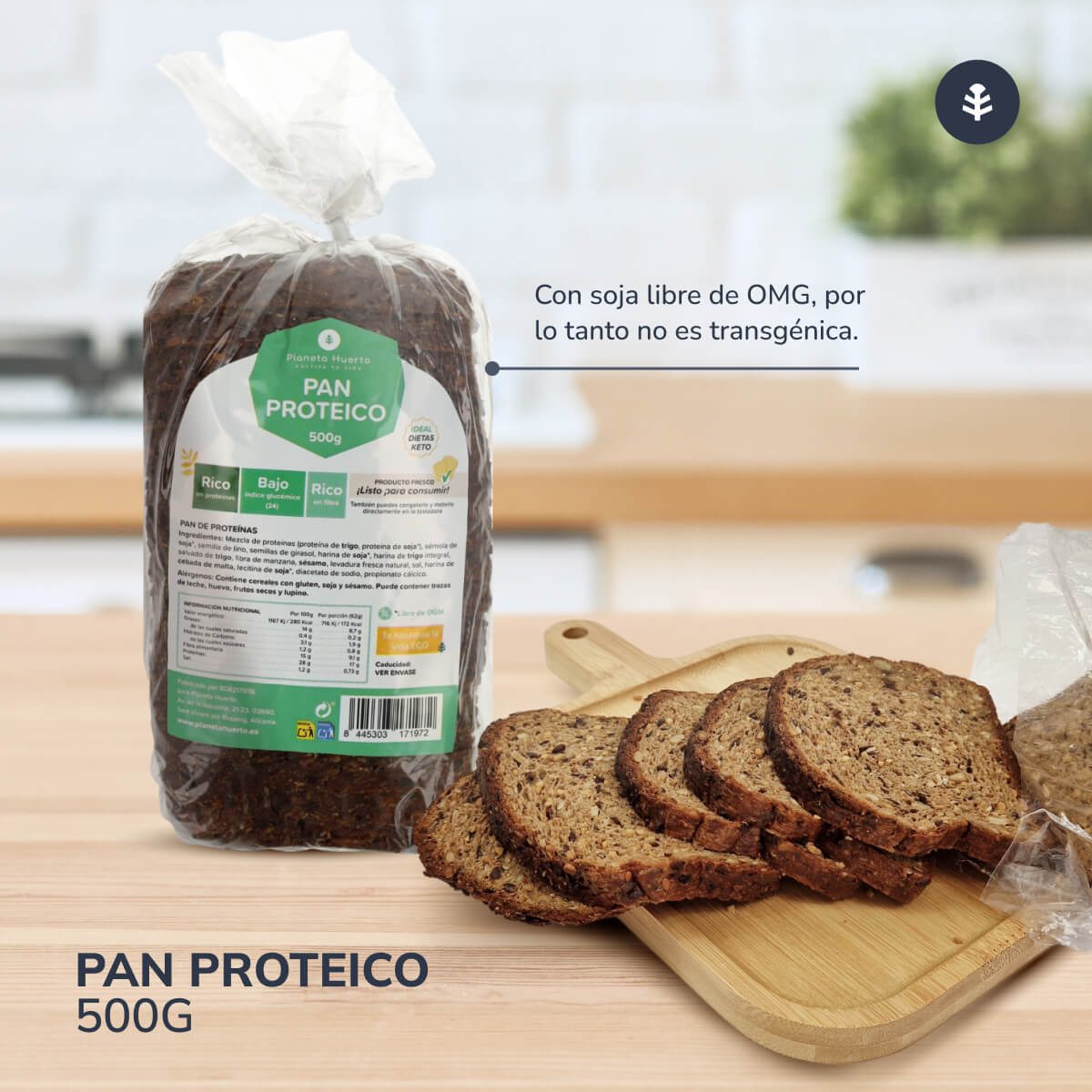 Pane proteico Planeta Huerto 500 g