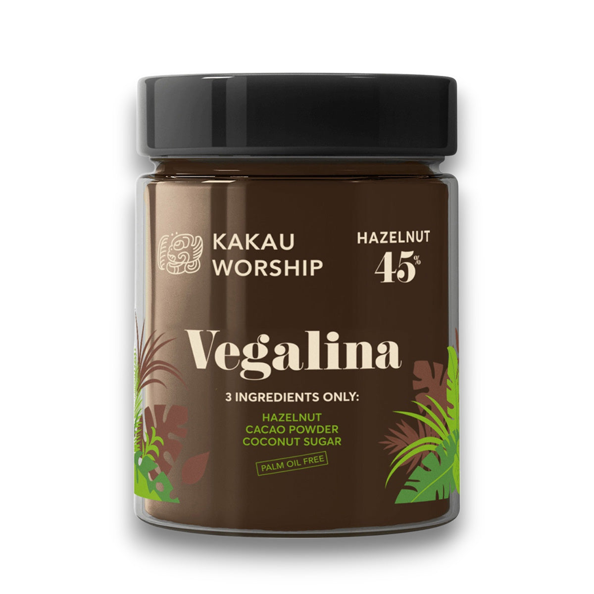 Vegalina Classic Hazelnut Cocoa Cream 45% Kakau Worship 350 g