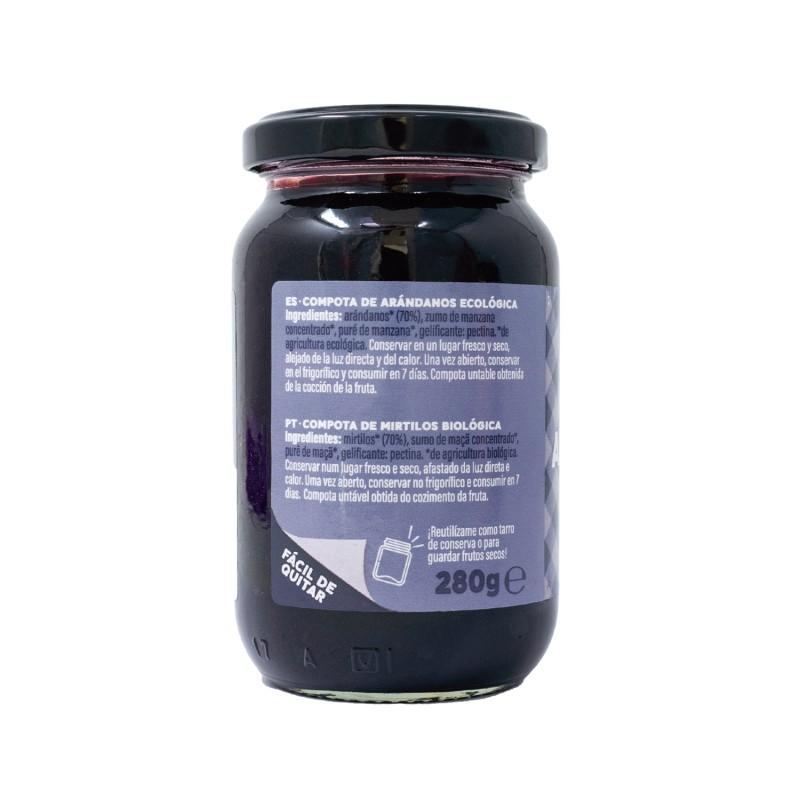 Organic Blueberry Compote La Finestra Sul Cielo 280 g
