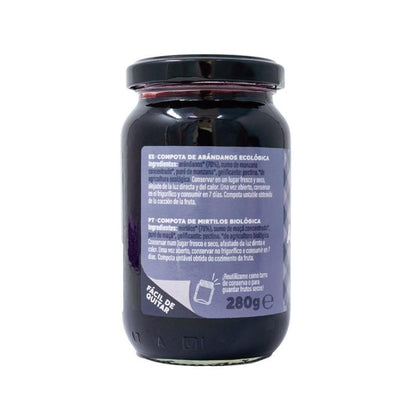 Organic Blueberry Compote La Finestra Sul Cielo 280 g