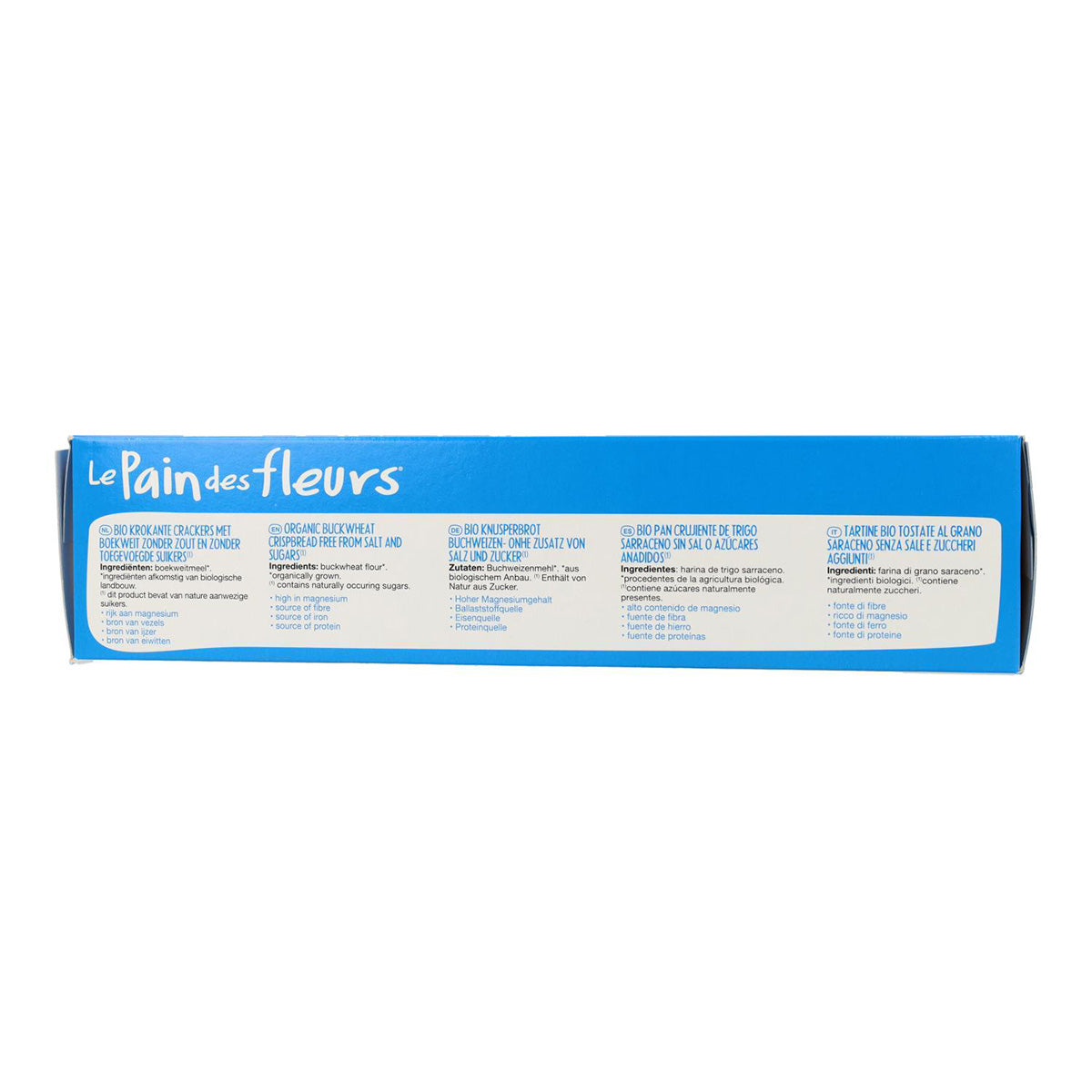Le Pain de Fleurs Organic Gluten-Free Unsalted Buckwheat Crackers 300 g