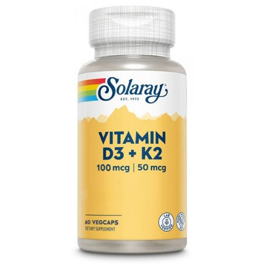 Solaray Vitamin D3-K2 60 capsules