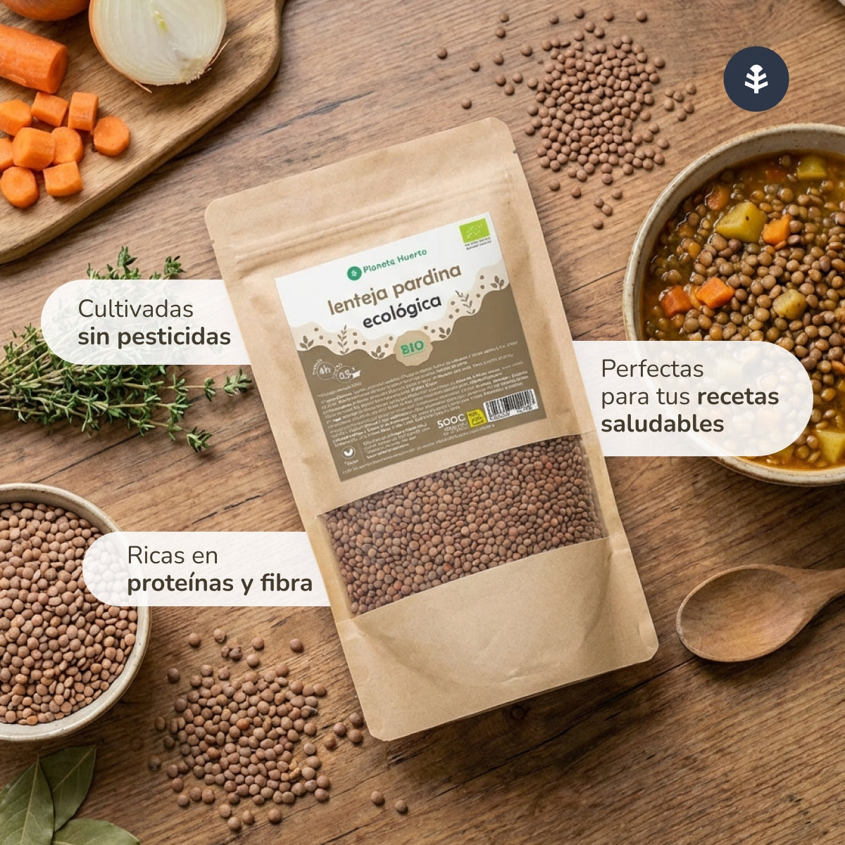 Pardina ECO Lentils Planeta Huerto