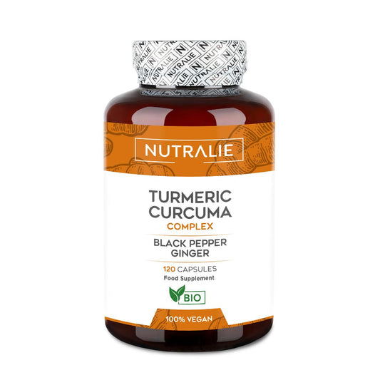 Nutralie Curcuma Complex + Zenzero e Pepe Nero Biologico 120 capsule