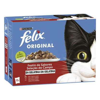 FELIX Original Festín de Sabores i gelé 12 x 85 g