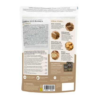 Farine de blé blanc Eco Planeta Huerto 800 g