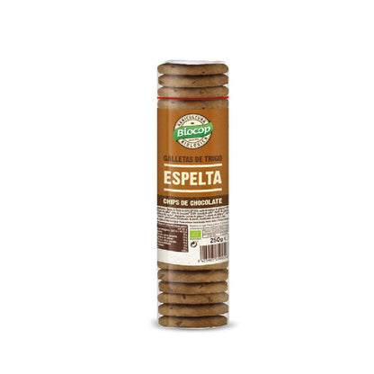 Pack of 2 Biocop Spelt Biscuits with Chocolate Chips 250 g