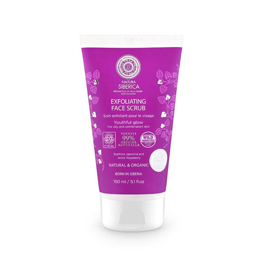 Gezichtspeeling voor vette/gemengde huid, voor een jeugdige glans Natura Sibérica, 150 ml