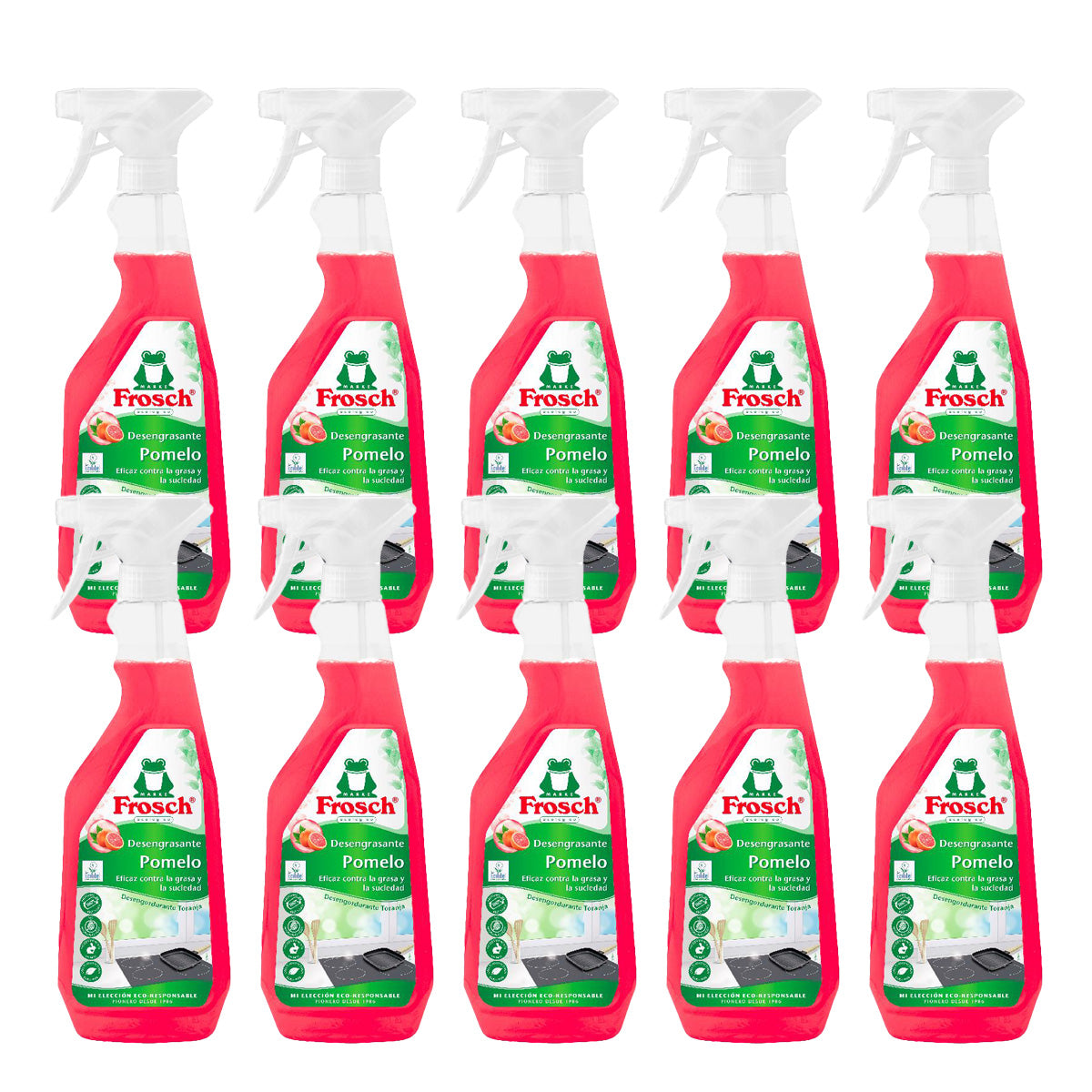 Pack of 10 Frosch Grapefruit Degreaser