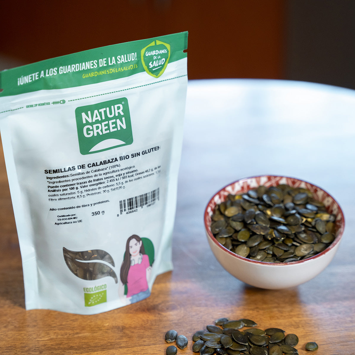 Bio-Kürbiskerne Naturgreen 350 g